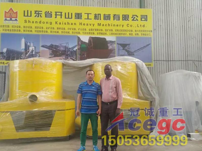 非洲貝寧客戶訂購重選金礦設備